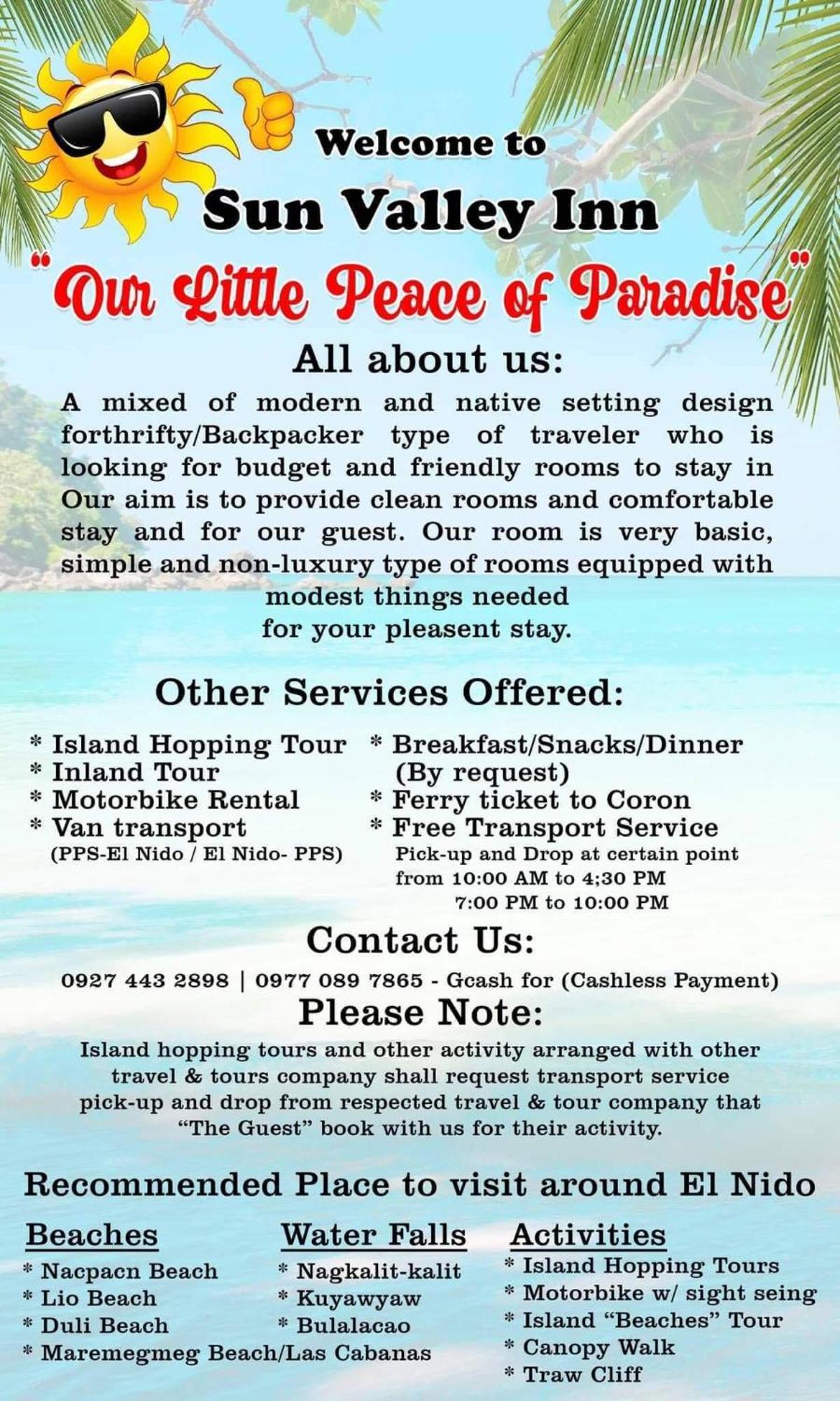 El Nido Hostel Sun Valley 외부 사진